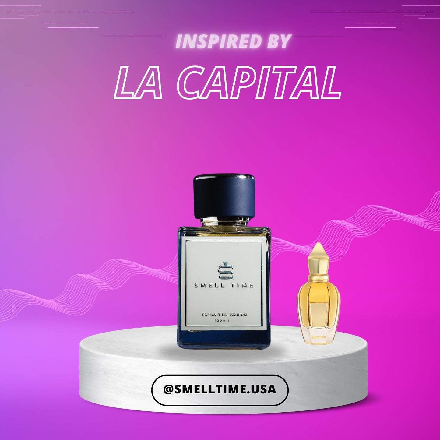 La Capitale Inspired Fragrance | Fruity, Sweet Amber | Long-Lasting & Handmade | Smell Time USA