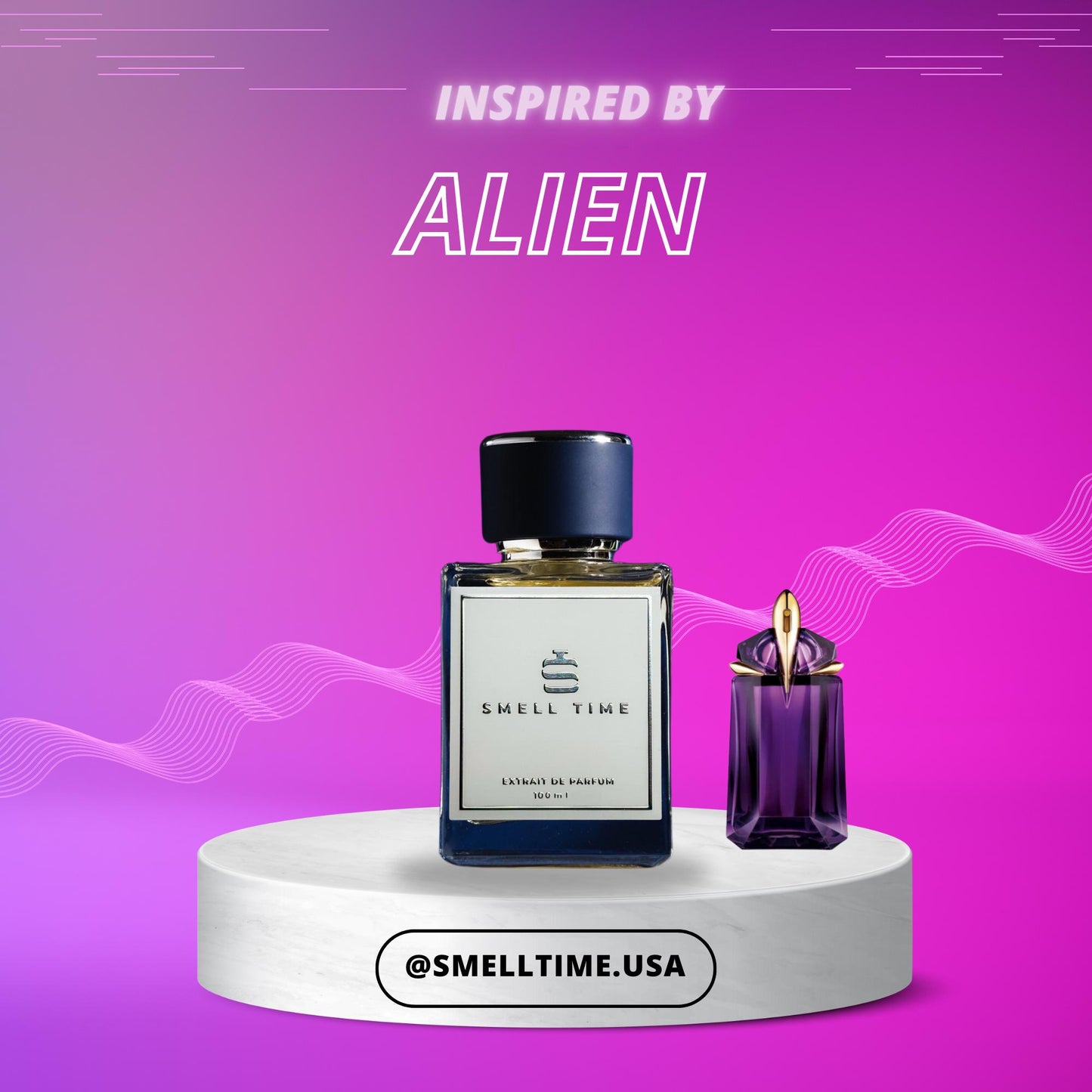 Alien-Inspired Fragrance | Radiant Jasmine & Amber Blend | Smell Time USA
