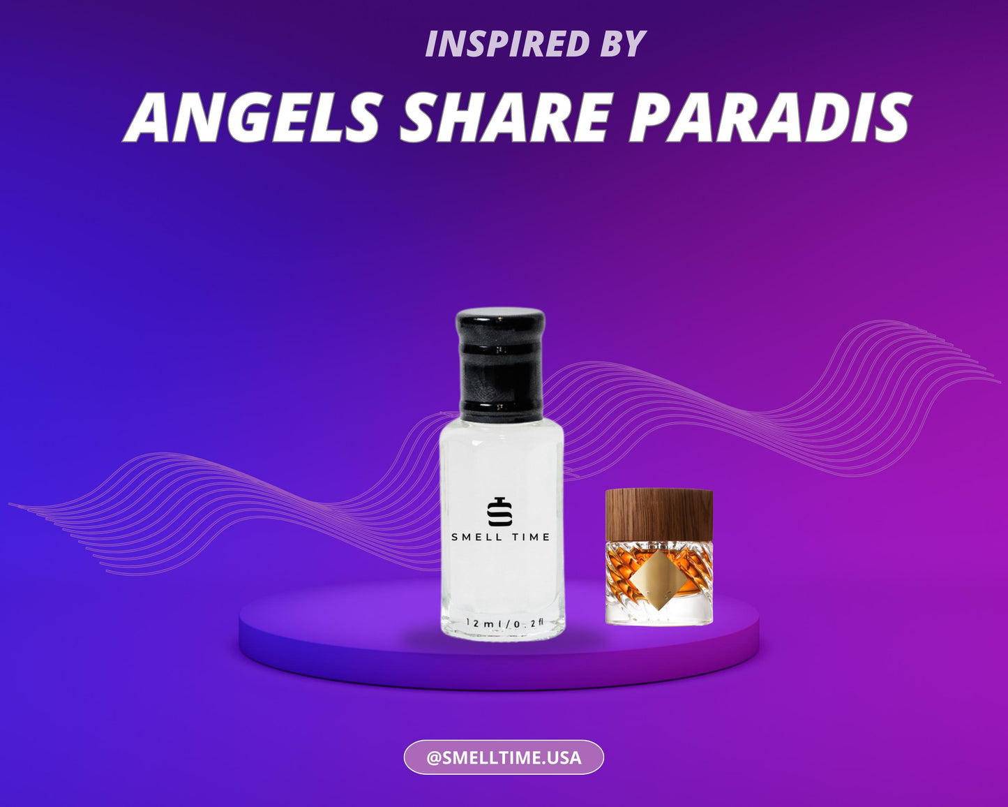 Angels' Share PARADIS 2025 Inspired Fragrance | Cognac, Vanilla, and Cinnamon | Long-Lasting and Handmade | Smell Time USA