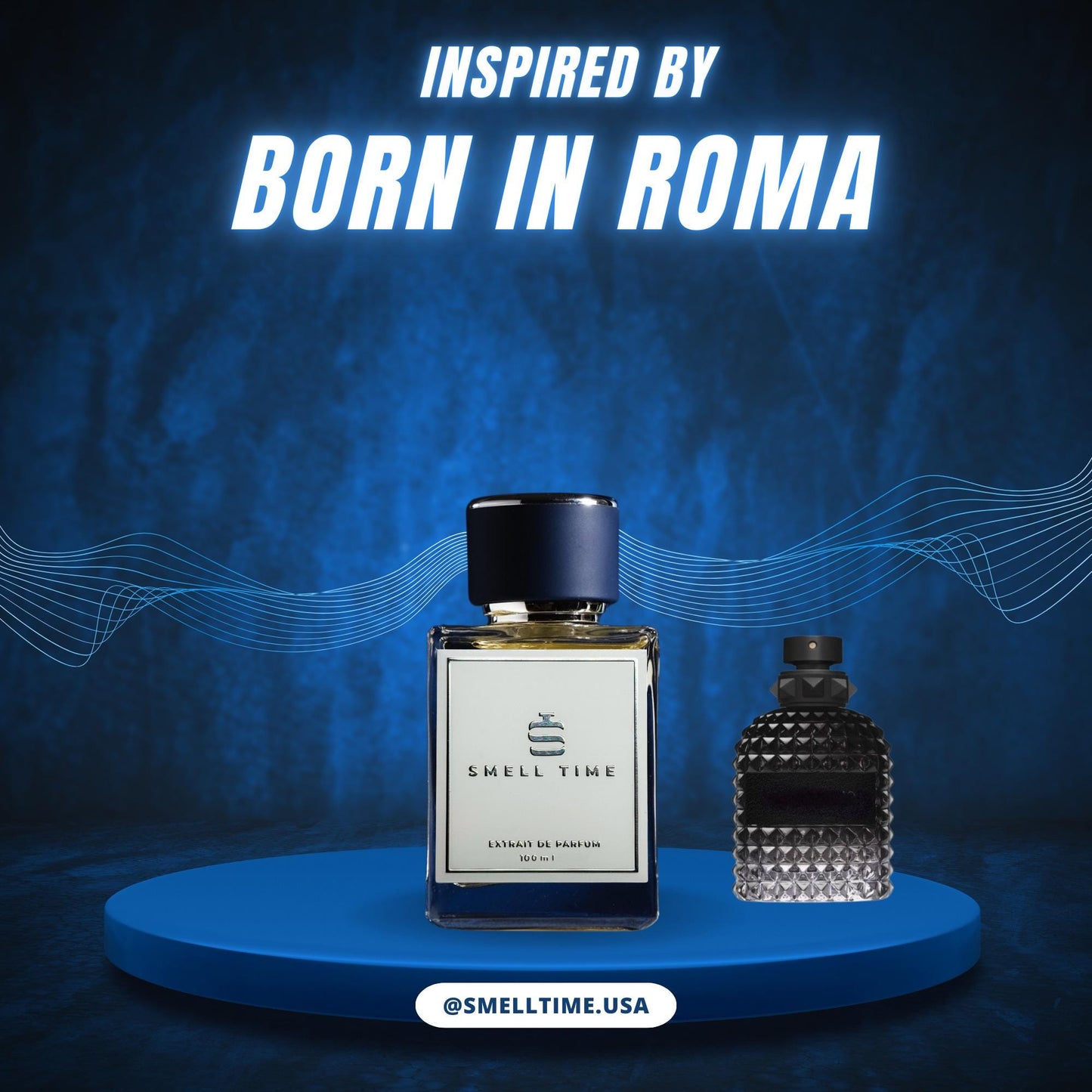 Born in Roma Inspired Fragrance | Vanilla, Lavender, and Woody | Long-Lasting and Handmade | Smell Time USA