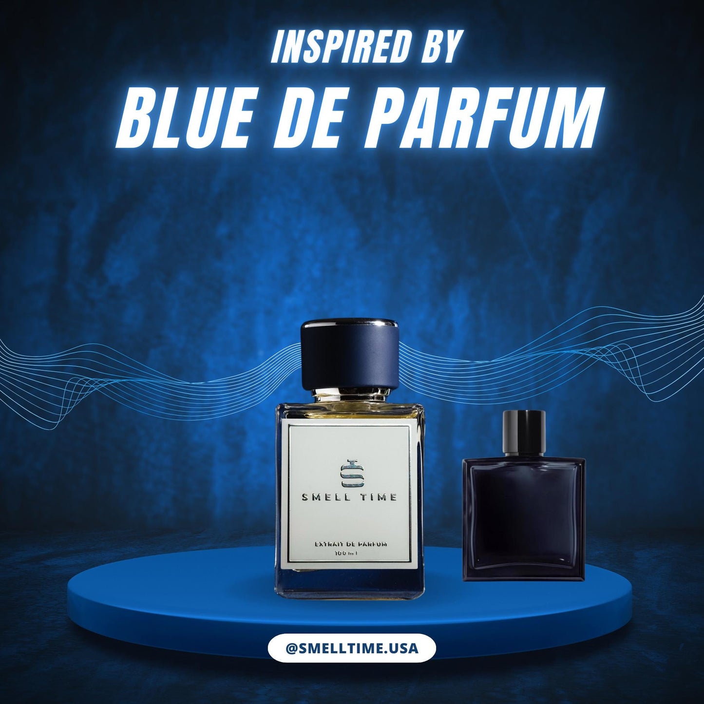 Bleu De Parfum Inspired Fragrance | Woody, Citrus, and Aromatic | Long-Lasting and Handmade | Smell Time USA