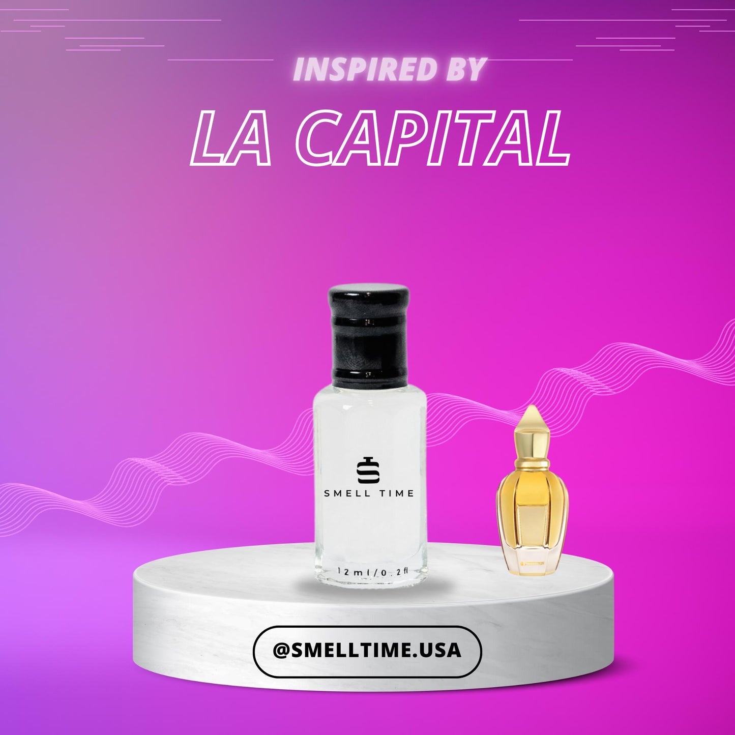 La Capitale Inspired Fragrance | Fruity, Sweet Amber | Long-Lasting & Handmade | Smell Time USA