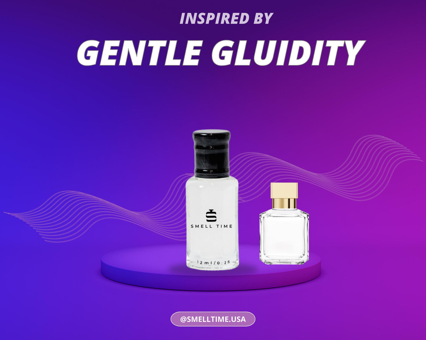 Gentle Fluidity Inspired Fragrance | Sweet Vanilla, Powdery and Musky Scent | Long-Lasting & Handmade