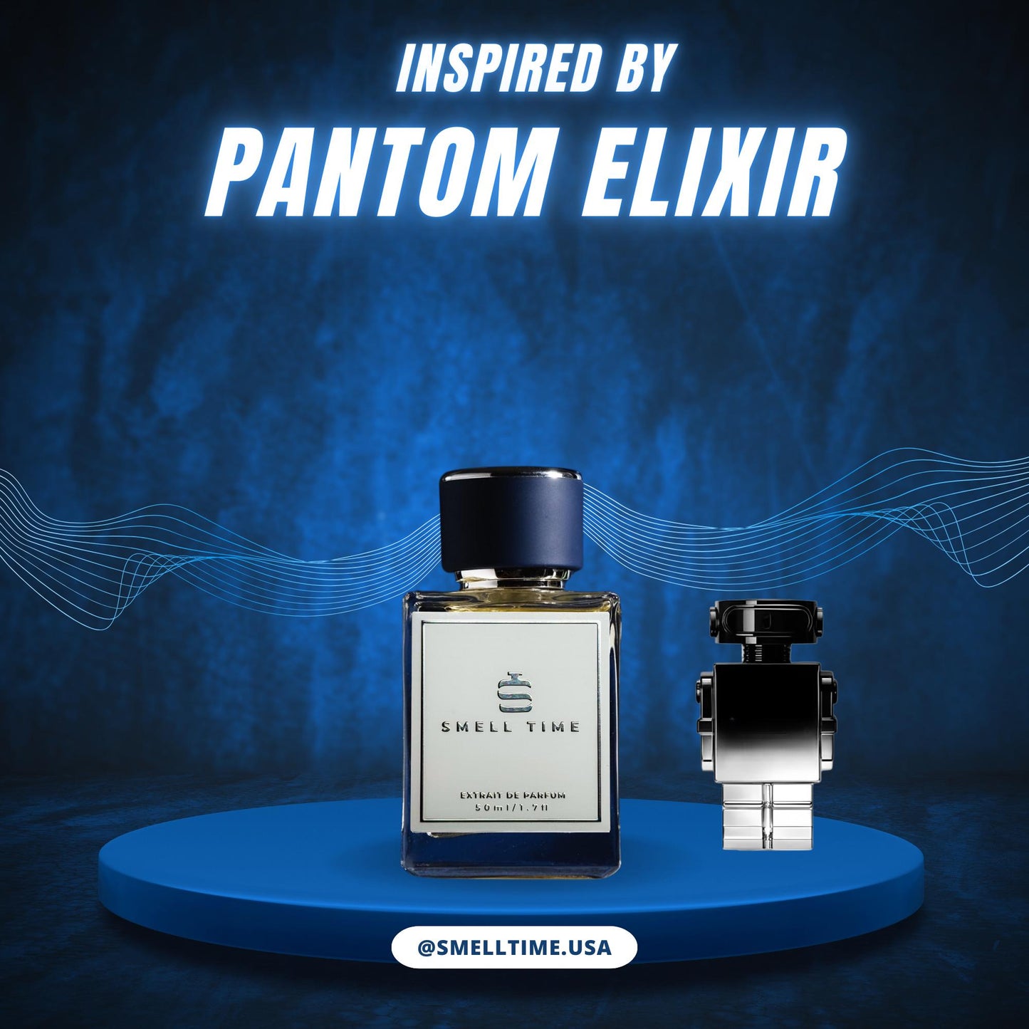Phantom Elixir Inspired Fragrance | Vanilla, Marine, and Oud | Long-Lasting and Handmade | Smell Time USA