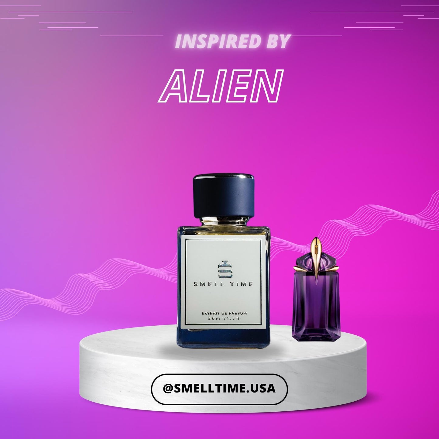 Alien-Inspired Fragrance | Radiant Jasmine & Amber Blend | Smell Time USA