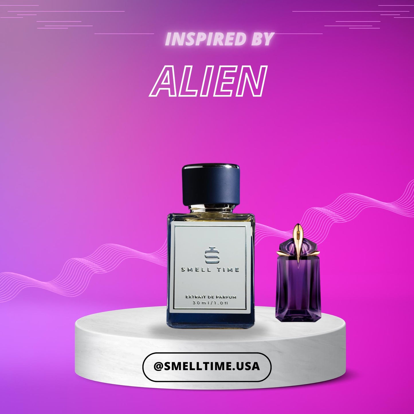 Alien-Inspired Fragrance | Radiant Jasmine & Amber Blend | Smell Time USA