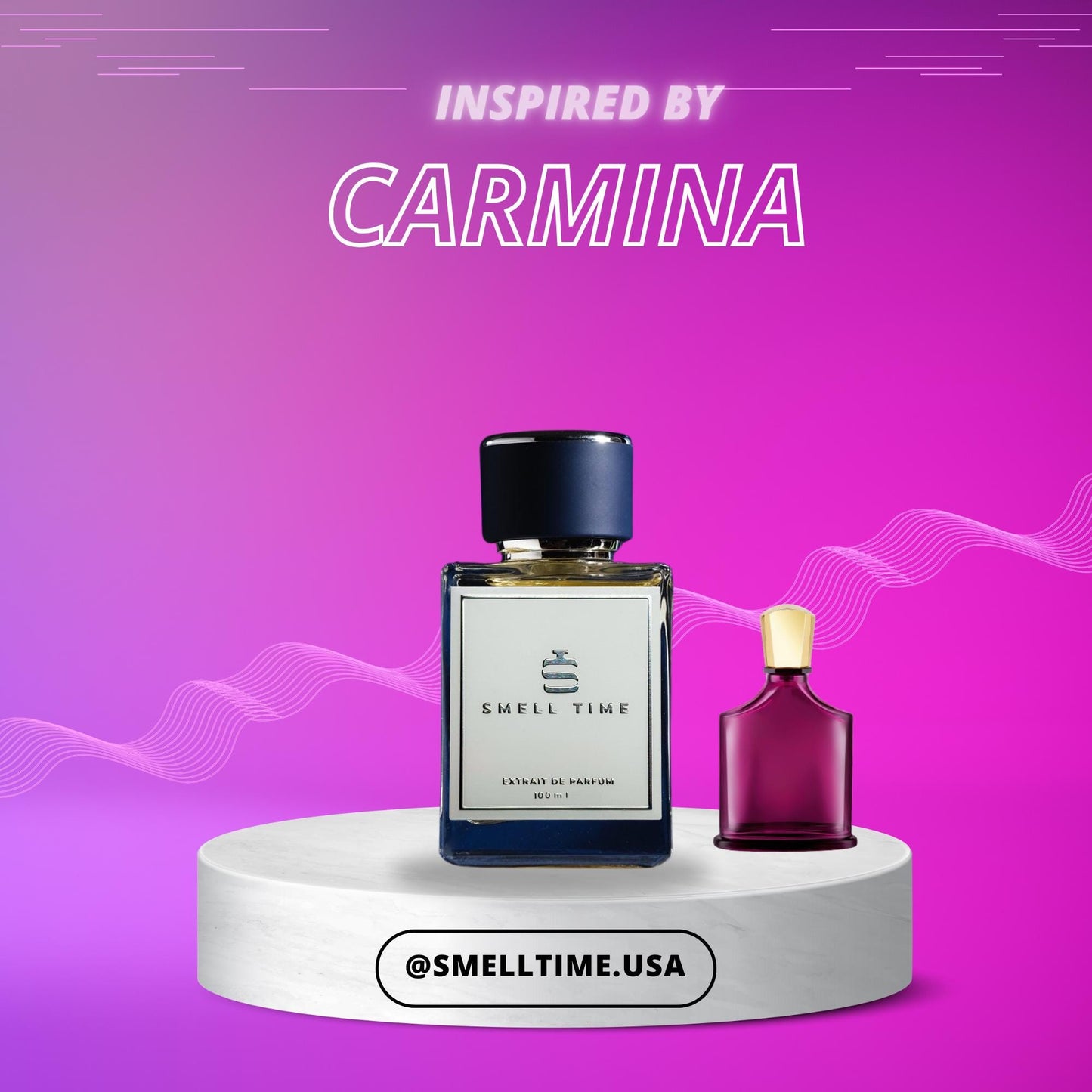 Carmina Inspired Fragrance | Cherry, Rose Amber | Long-Lasting & Handmade | Smell Time USA