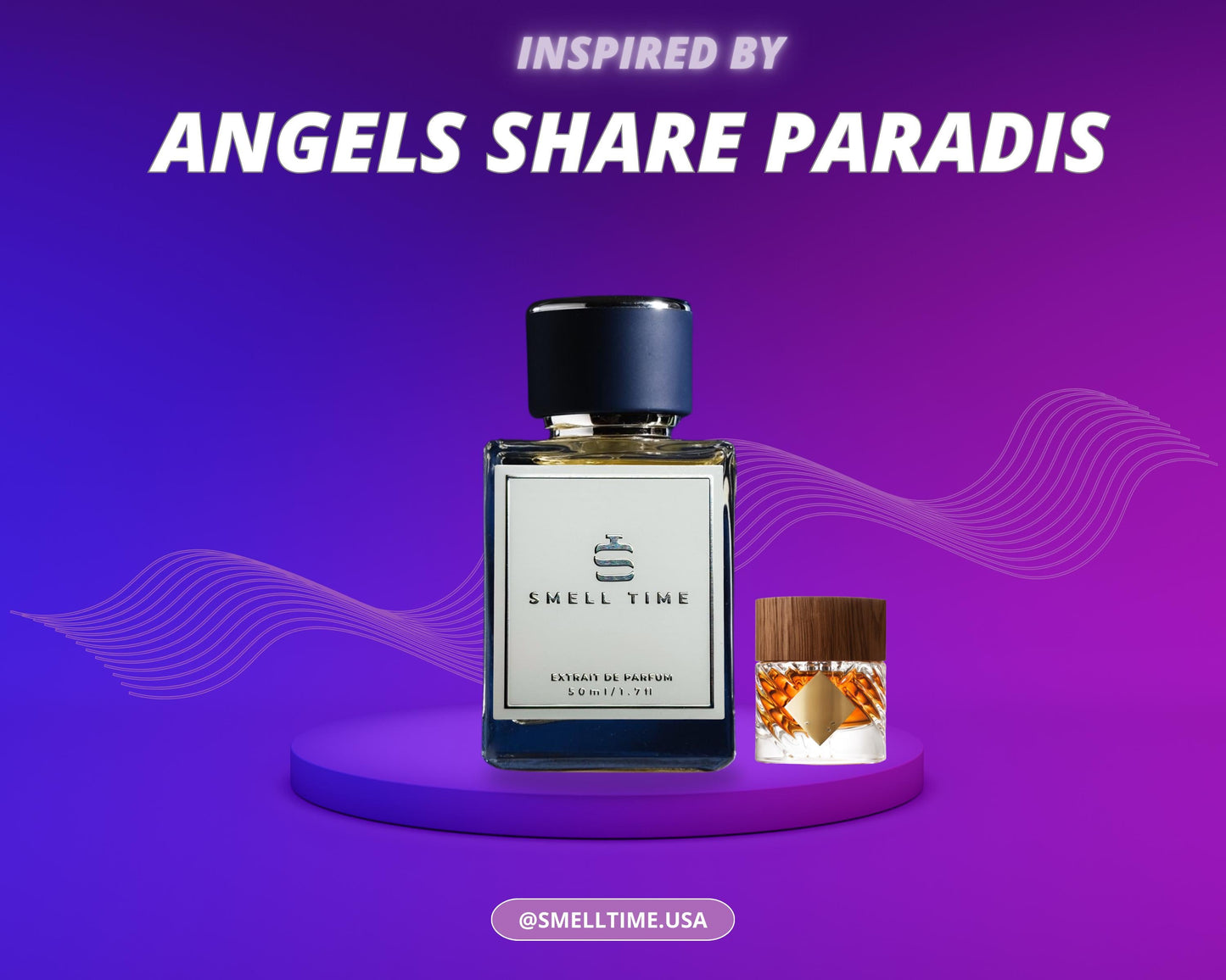 Angels' Share PARADIS 2025 Inspired Fragrance | Cognac, Vanilla, and Cinnamon | Long-Lasting and Handmade | Smell Time USA