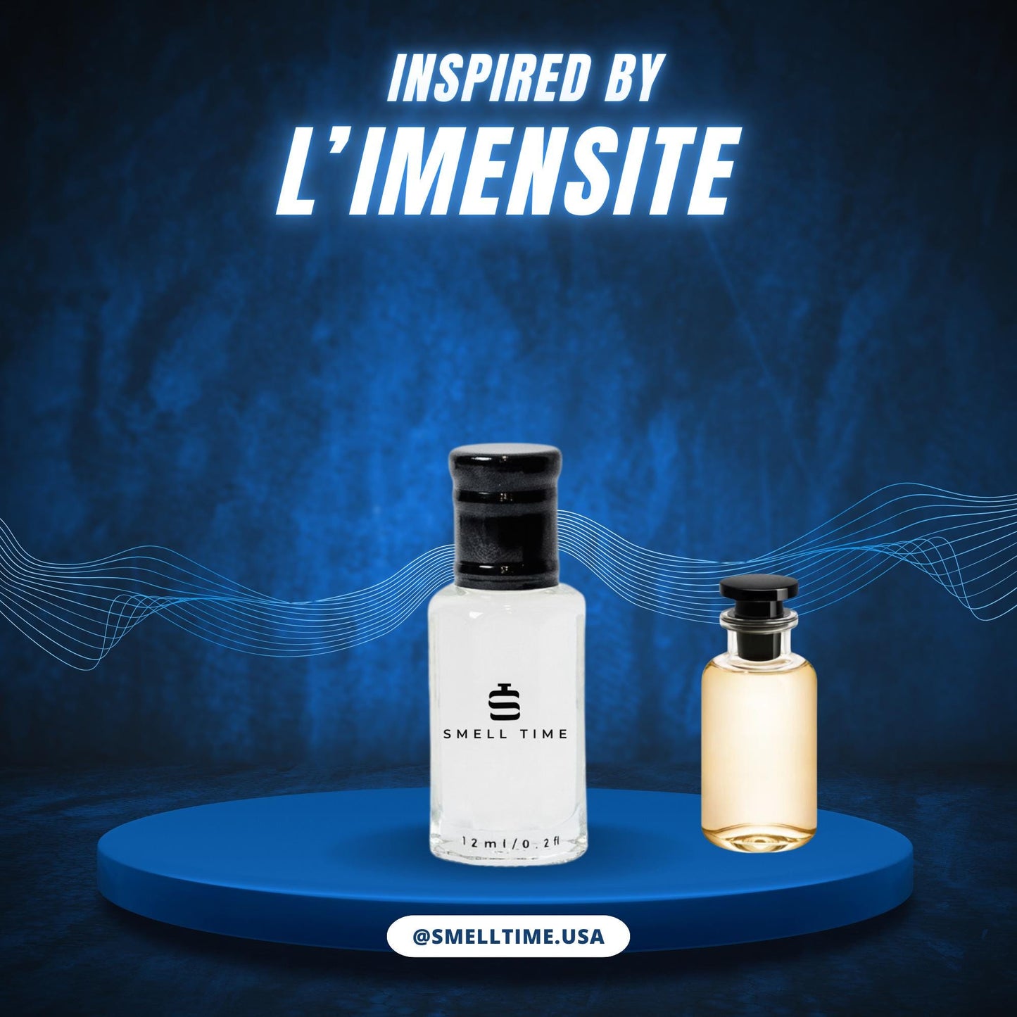 L’Immensité Inspired Fragrance | Fresh Spicy, Citrus, and Aquatic | Long-Lasting and Handmade | Smell Time USA