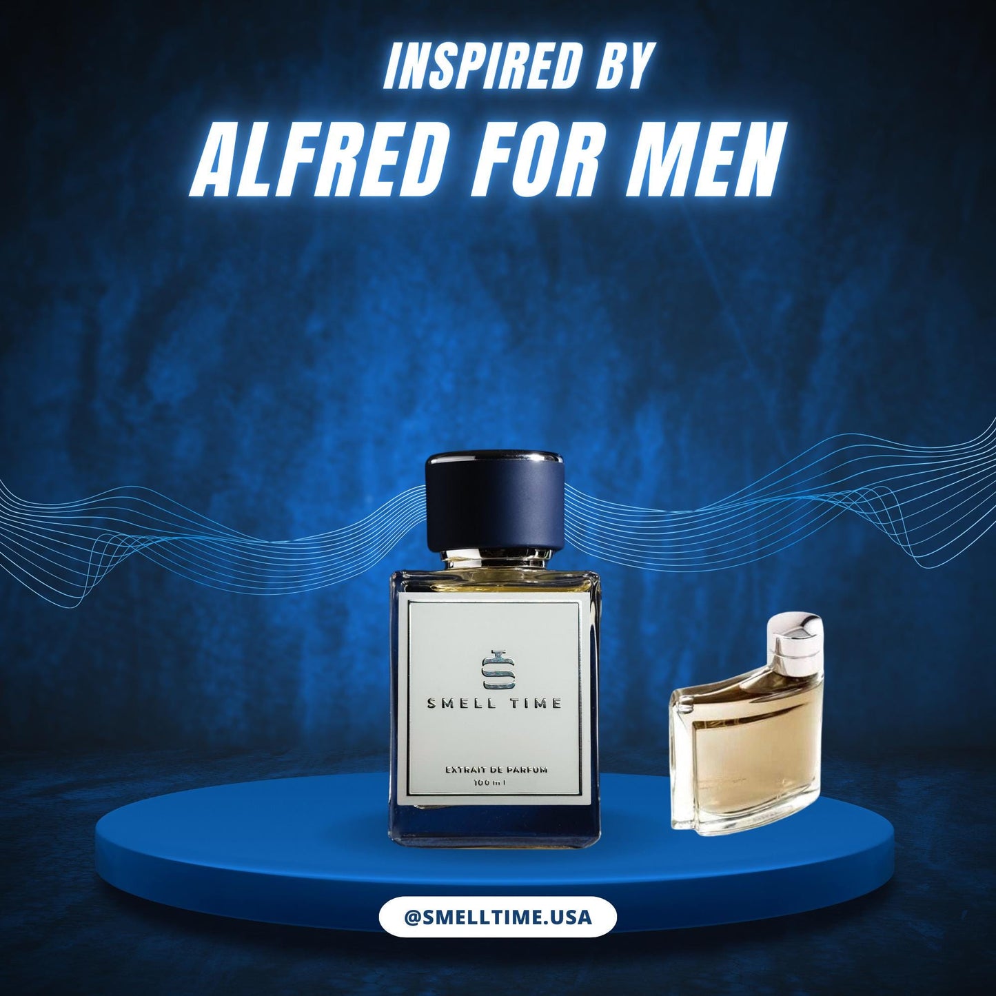 Alfred for Men Inspired Perfume | Fresh Aromatic Woody Scent | Long-Lasting Masculine Fragrance | Smell Time USA