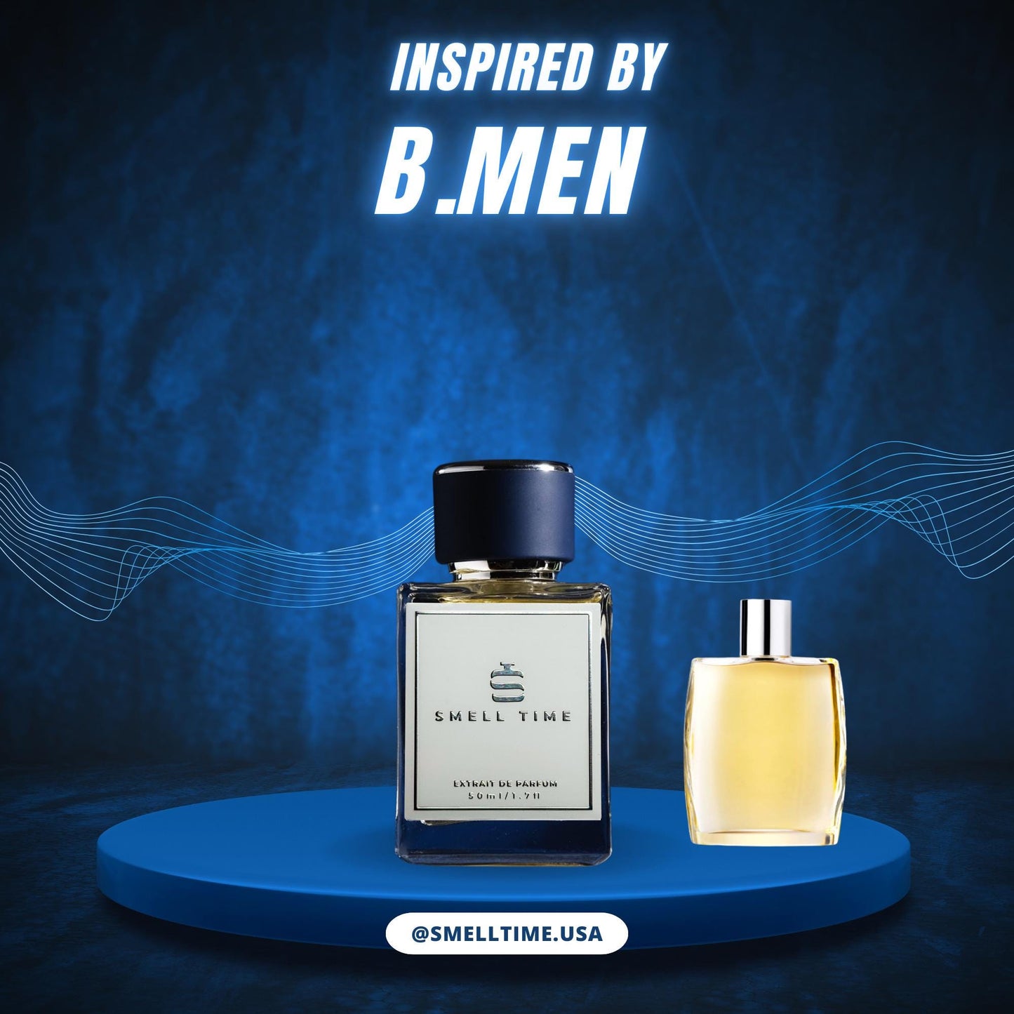 B.MEN Inspired Perfume | Fresh Aromatic Woody Scent | Long-Lasting Unisex Fragrance | Smell Time USA