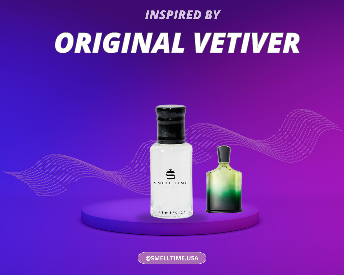 Original Vetiver Perfume β Citrus, Woody, and Earthy Fragrance with Ginger, Vetiver, and Ambergris