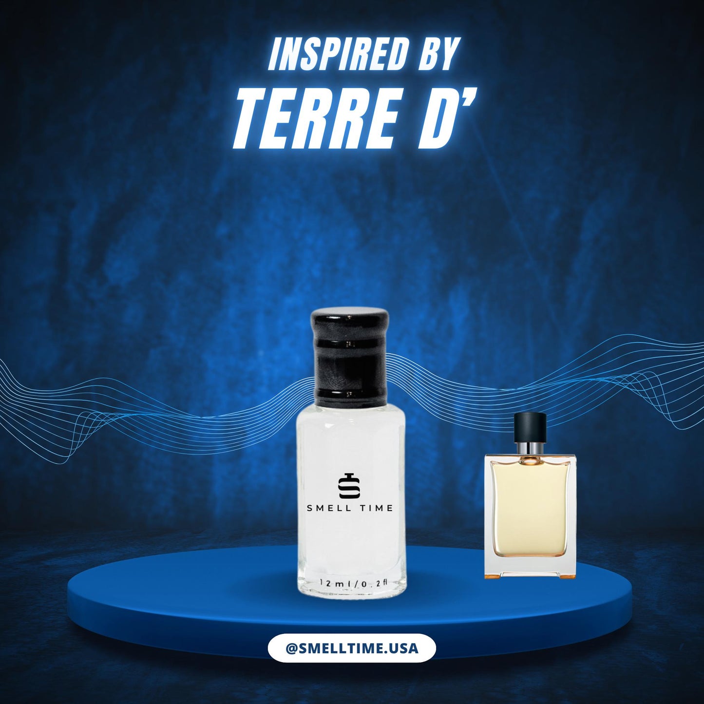 Terre d' Inspired Perfume | Citrus Woody Earthy Scent | Long Lasting Handmade Fragrance | Extrait de Parfum & Oil