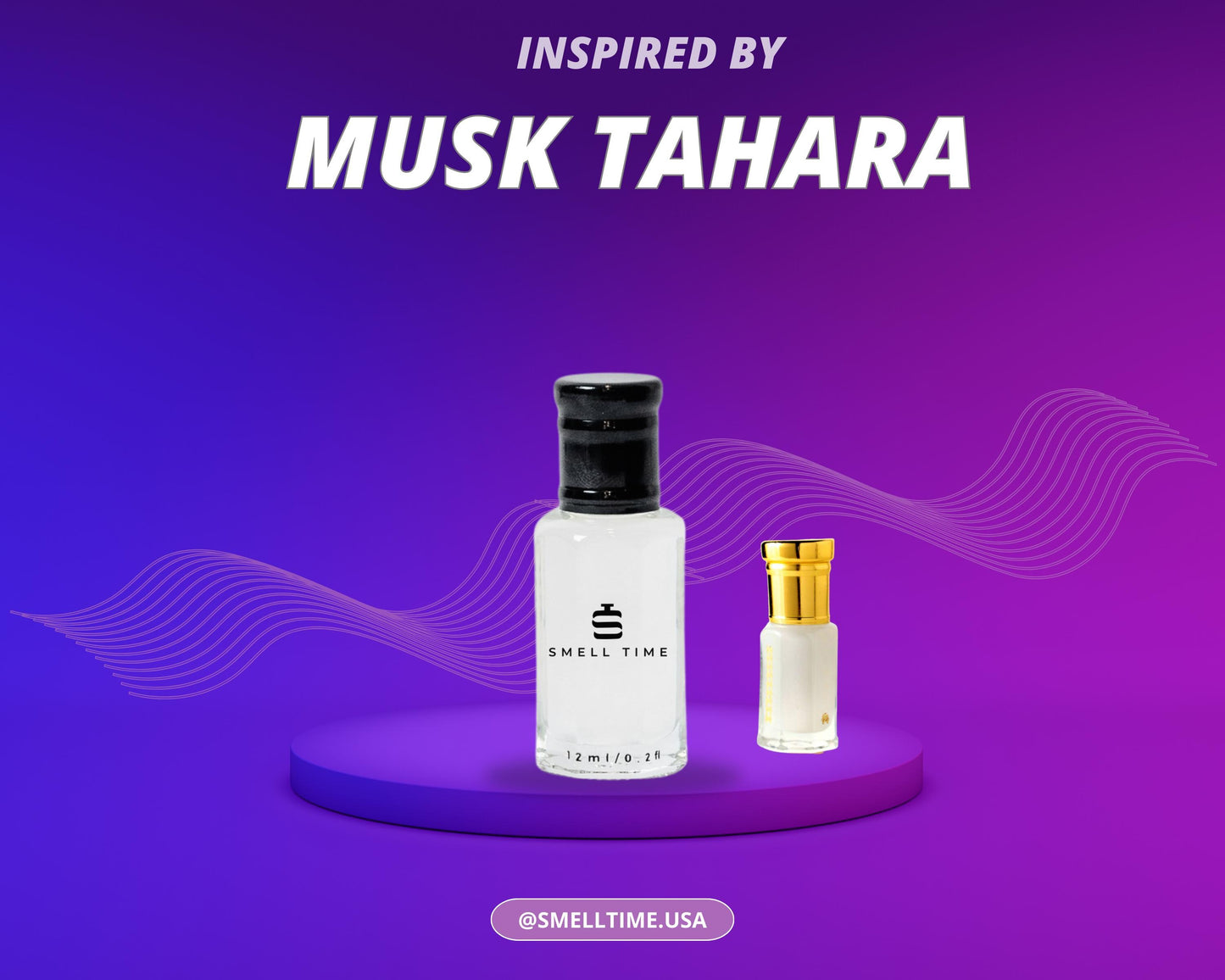 Musk Tahara Inspired Perfume | Soft White Musk Powdery Scent | Long Lasting Clean Fragrance | Extrait de Parfum and Perfume Oil
