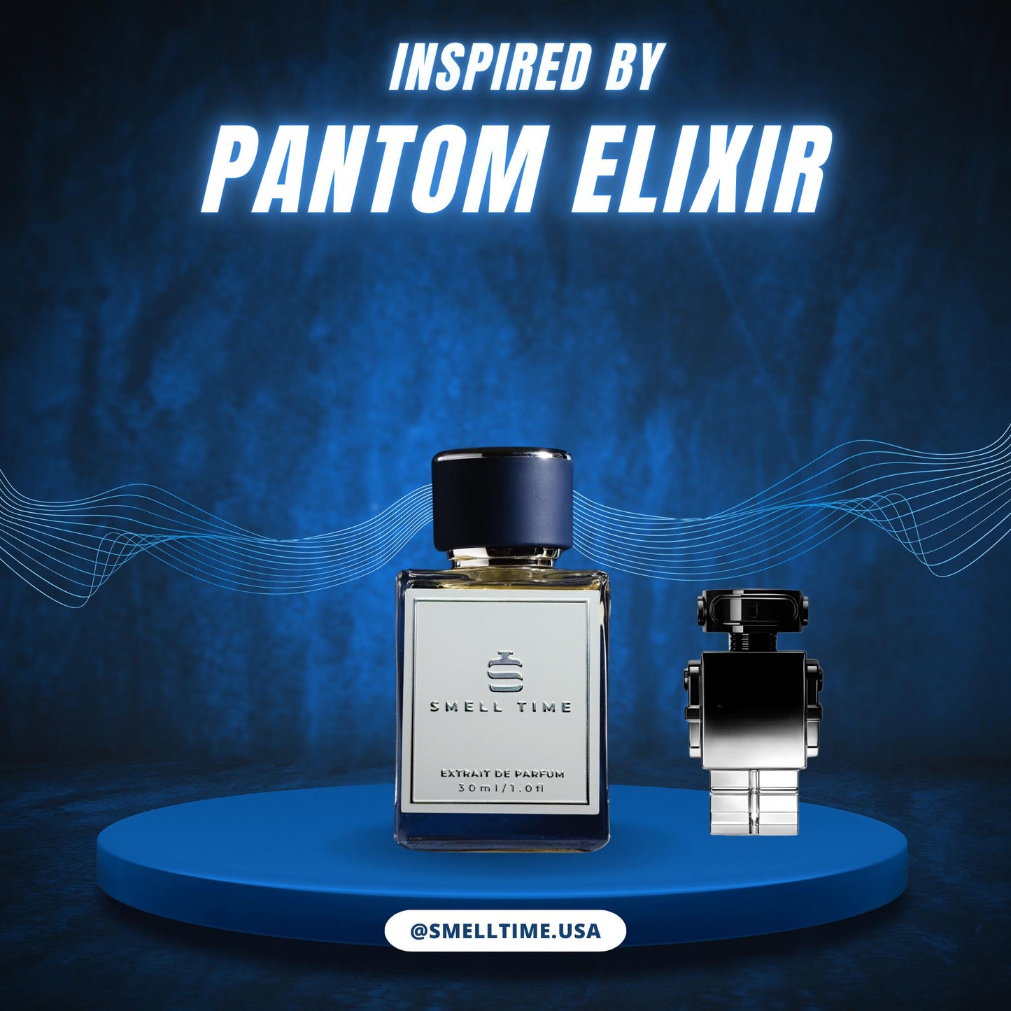 Phantom Elixir Inspired Fragrance | Vanilla, Marine, and Oud | Long-Lasting and Handmade | Smell Time USA