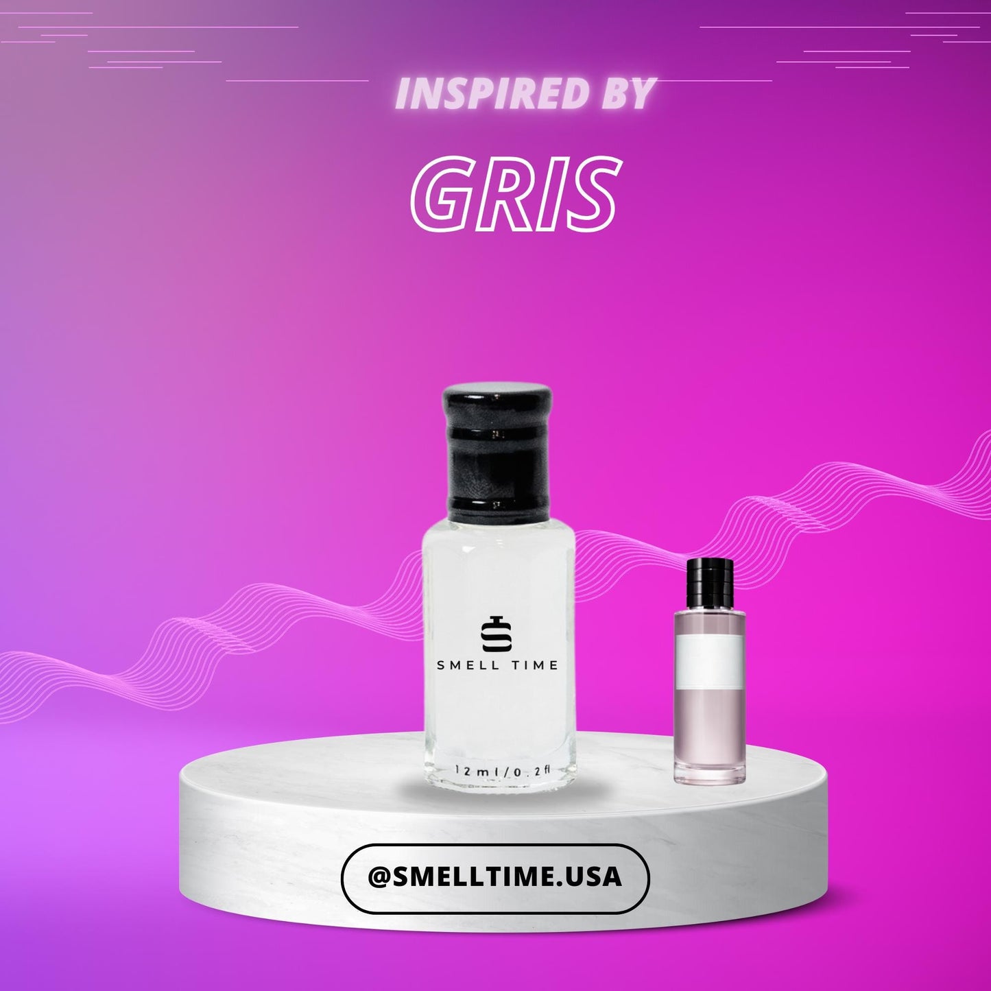 Gris Inspired Perfume | Sophisticated Unisex Fragrance | Long-Lasting Woody Floral Scent | Luxury Eau de Parfum & Perfume Oil