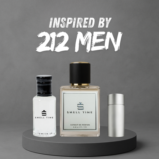 212 Men Inspired Fragrance | Citrus Green Woody Scent | Fresh & Spicy Cologne | Smell Time USA