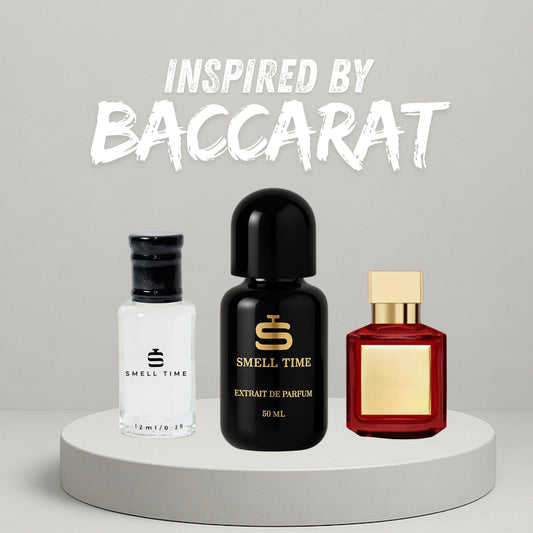 Baccarat Rouge 540 Inspired Fragrance | Amber and Jasmine | Long-Lasting and Handmade | Smell Time USA