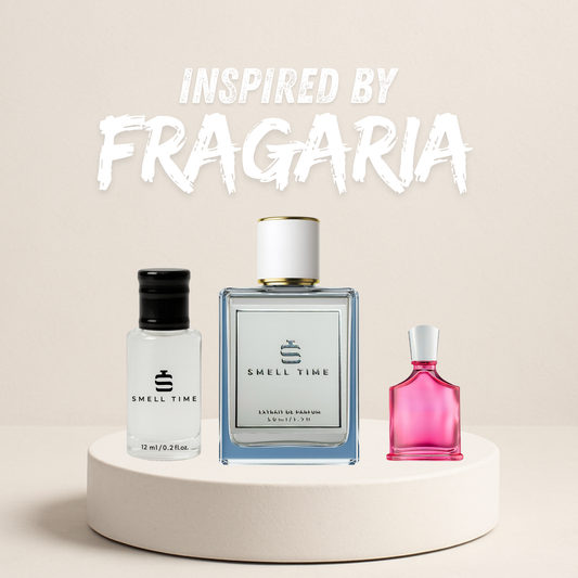Fragaria Inspired Fragrance | Strawberry, Violet, and Cedarwood | Long-Lasting and Handmade | Smell Time USA