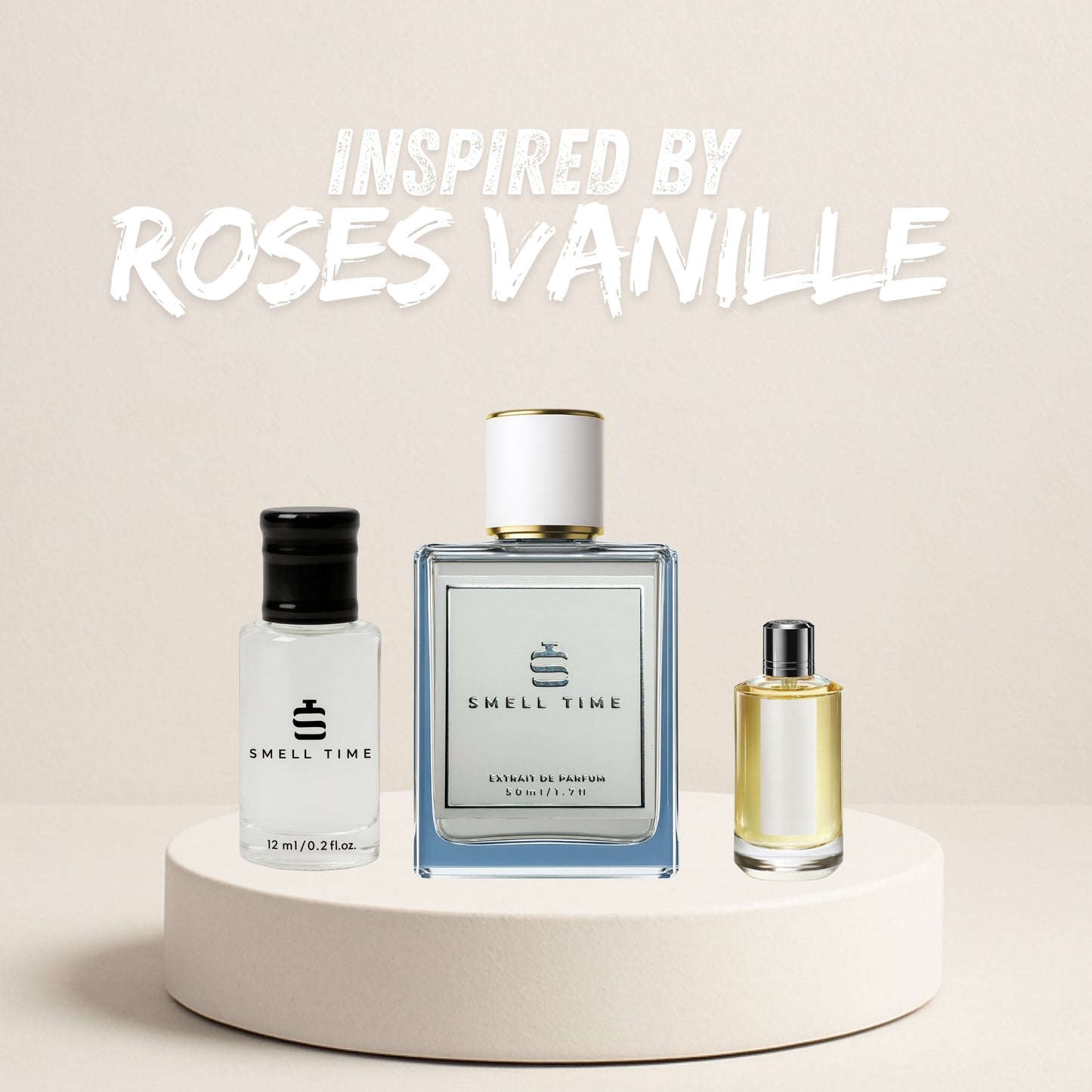 Roses Vanille Inspired Fragrance | Sweet, Floral & Vanilla Blend | Smell Time USA