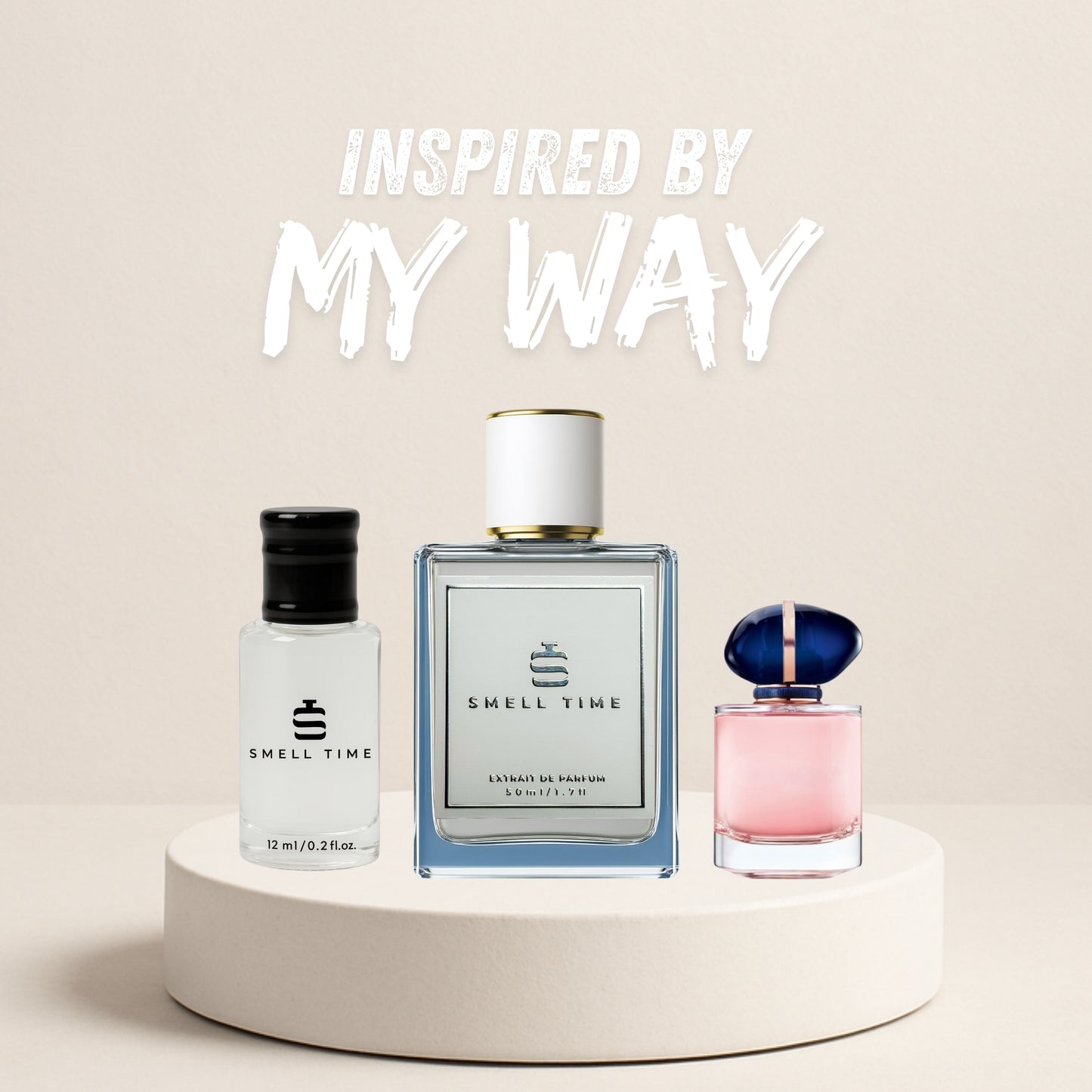 My Way Inspired Fragrance | White Floral, Tuberose & Vanilla Blend | Smell Time USA
