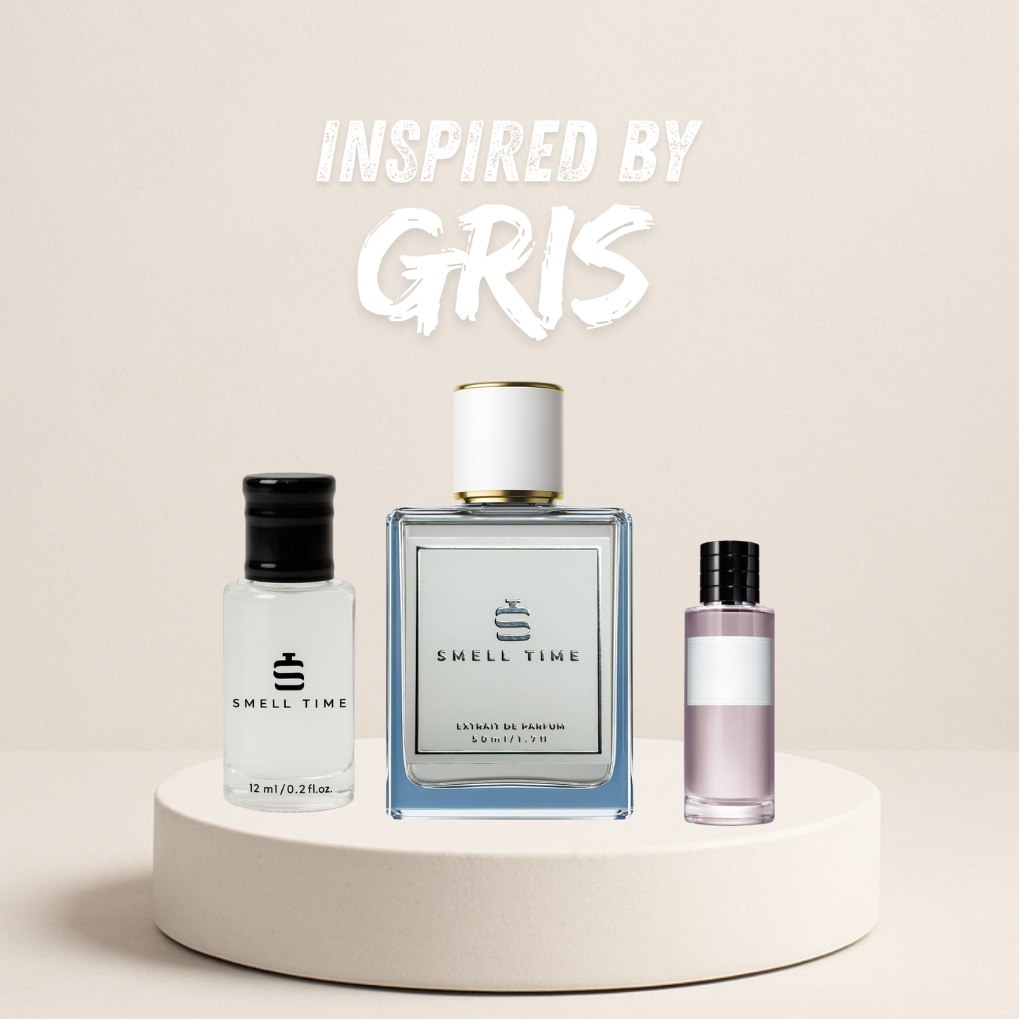 Gris Inspired Perfume | Sophisticated Unisex Fragrance | Long-Lasting Woody Floral Scent | Luxury Perfume Oil