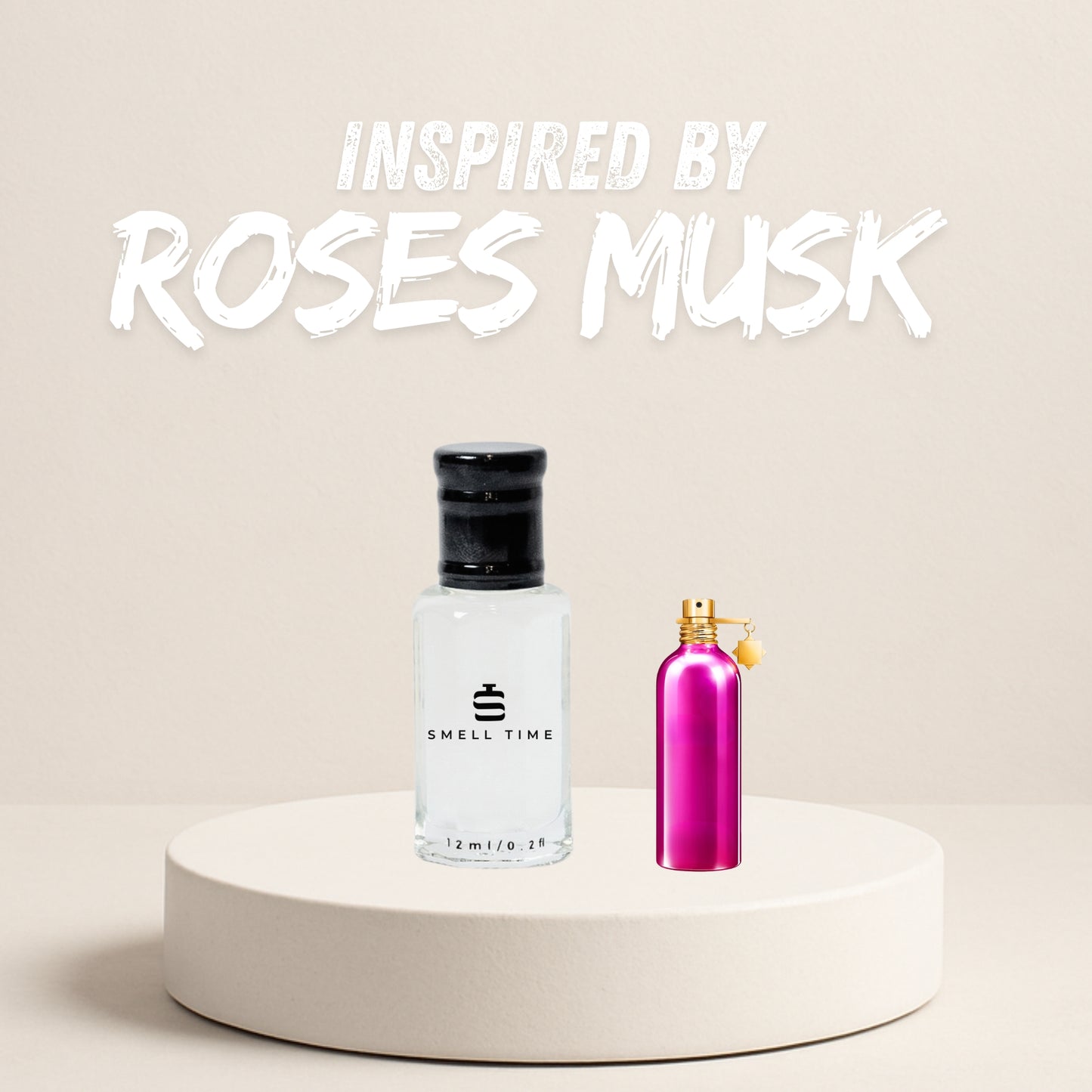 Roses Musk Inspired Fragrance | Soft, Floral  Musky | Long-Lasting & Handmade | Smell Time USA