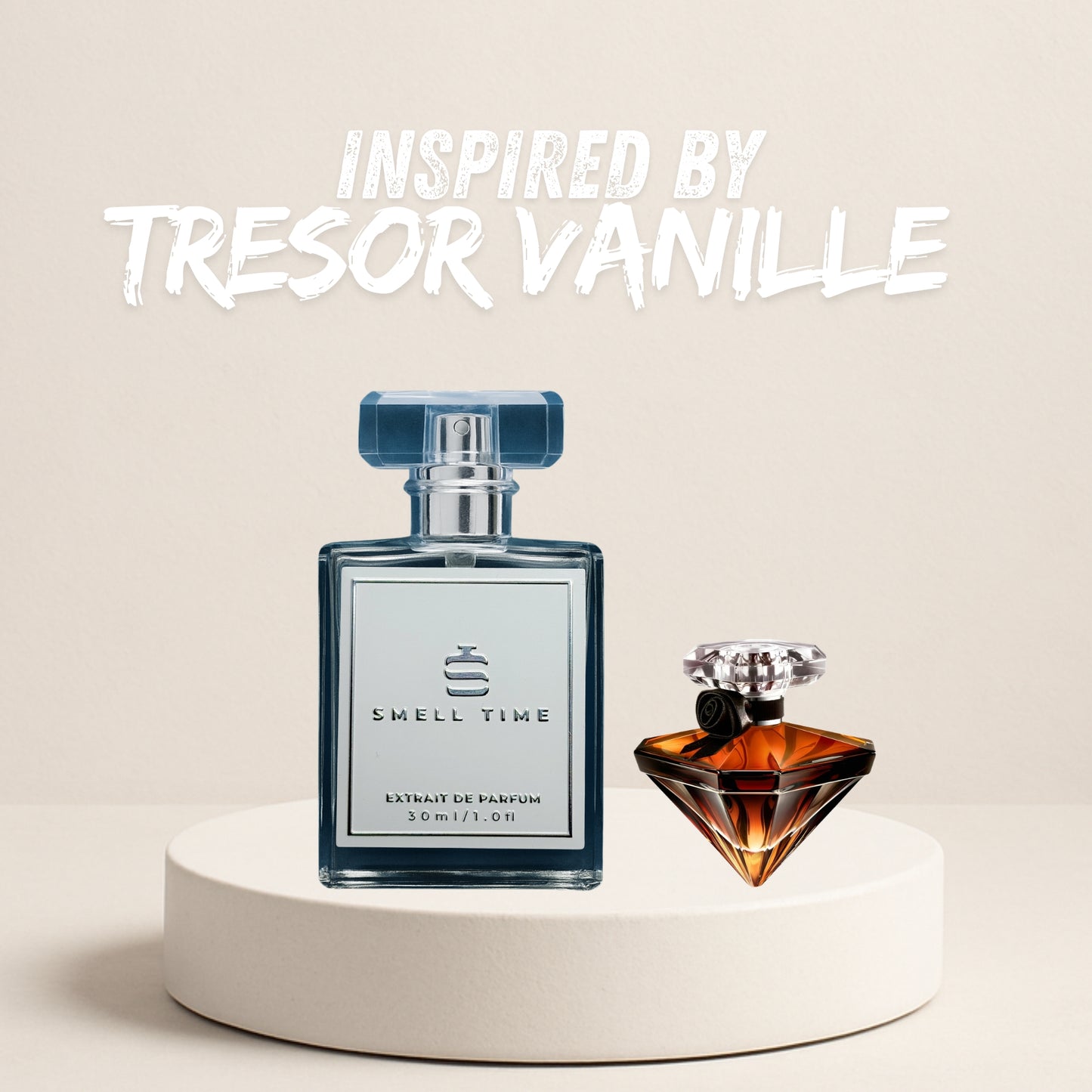 Tresor Vanille Inspired Fragrance | Vanilla, Oud, and Rose | Long-Lasting and Handmade | Smell Time USA