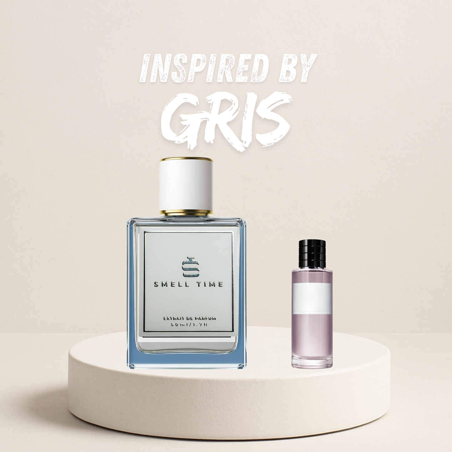 Gris Inspired Perfume | Sophisticated Unisex Fragrance | Long-Lasting Woody Floral Scent | Luxury Perfume Oil