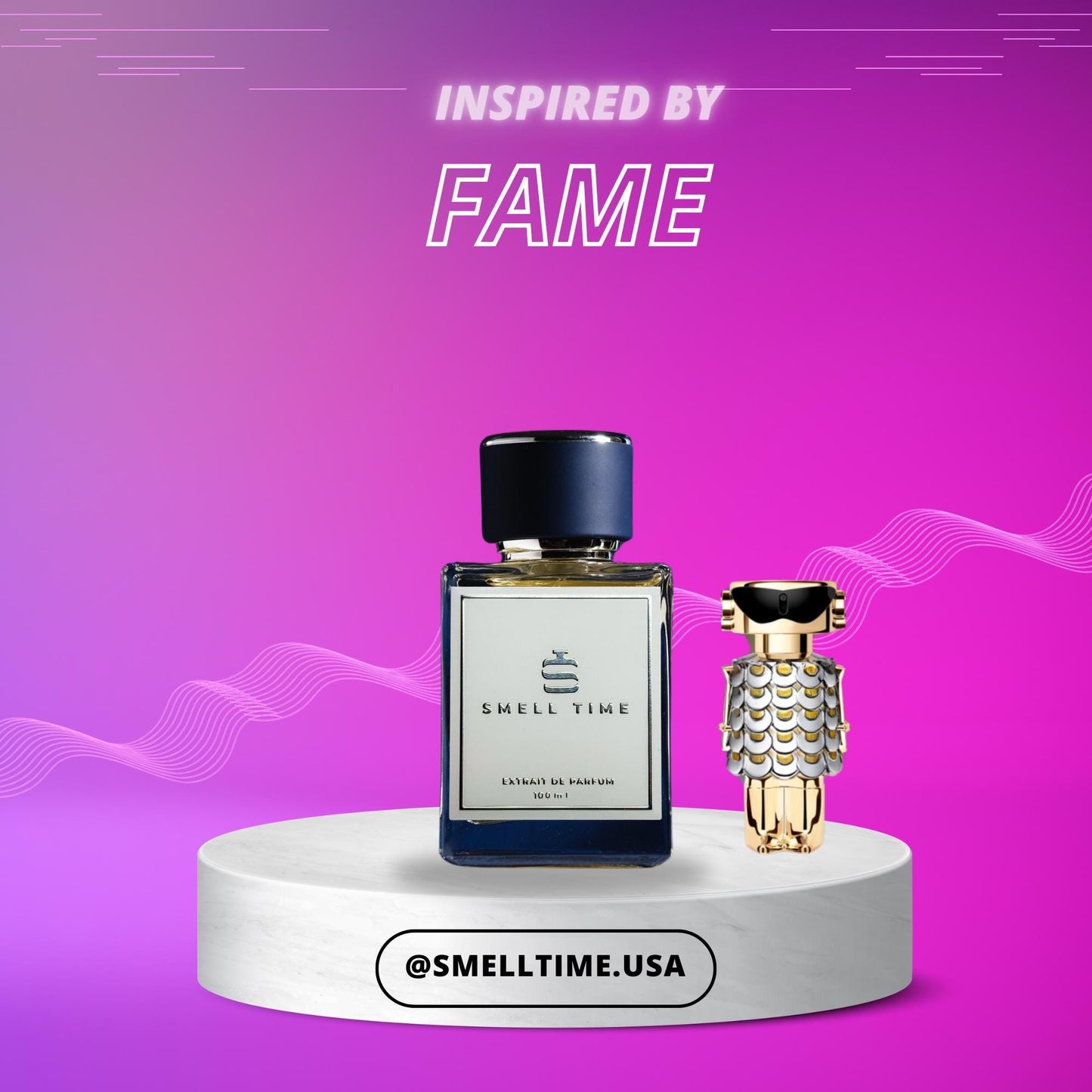 Fame Inspired Fragrance | Tropical Mango, Vanilla  Jasmine | Long-Lasting & Handmade | Smell Time USA