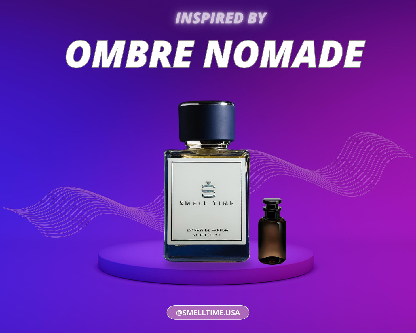 Ombre Nomade Inspired Fragrance | Warm Spicy, Amber Oud & Rose Blend | Smell Time USA