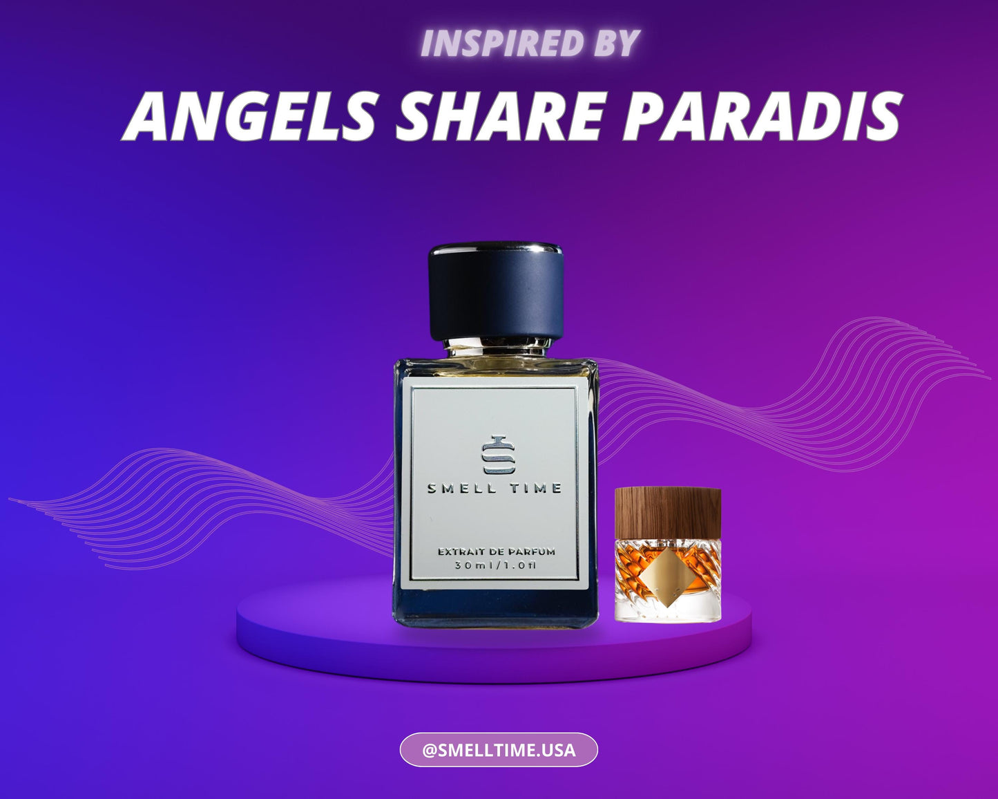 Angels' Share PARADIS 2025  Inspired Fragrance | Cognac, Vanilla, and Cinnamon | Long-Lasting and Handmade | Smell Time USA