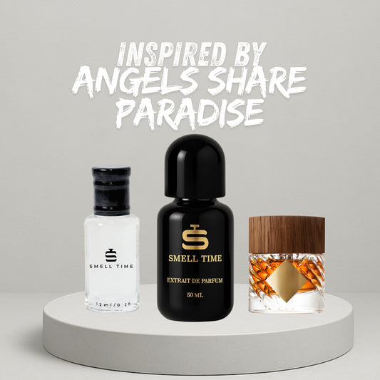 Angels' Share PARADIS 2025  Inspired Fragrance | Cognac, Vanilla, and Cinnamon | Long-Lasting and Handmade | Smell Time USA