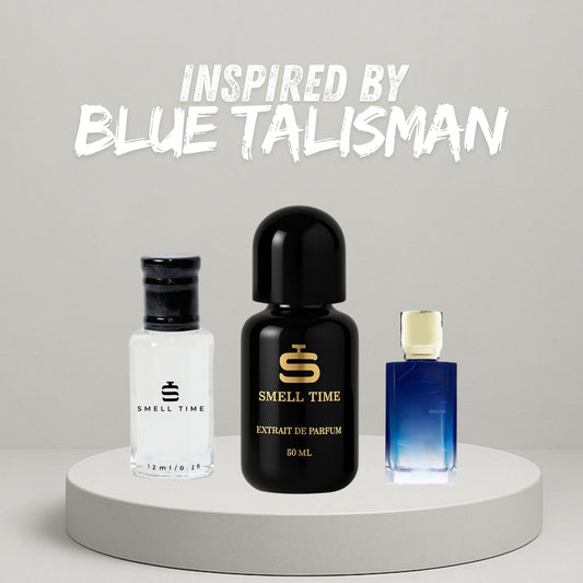 Blue Talisman Inspired Fragrance | Citrusy, Fruity, and Musky | Long-Lasting and Handmade | Smell Time USA