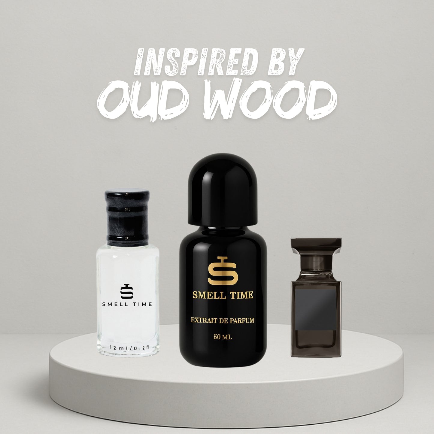 Oud Wood Inspired Fragrance | Warm, Woody  Spicy | Long-Lasting & Handmade | Smell Time USA