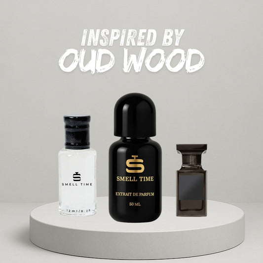 Oud Wood Inspired Fragrance | Warm, Woody  Spicy | Long-Lasting & Handmade | Smell Time USA