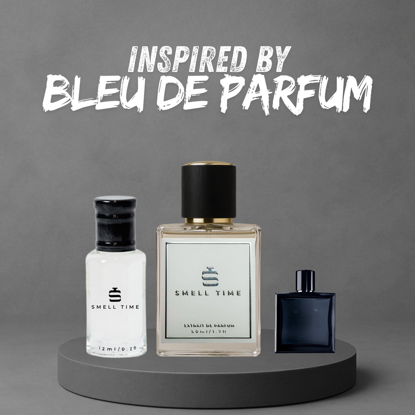 Bleu De Parfum Inspired Fragrance | Woody, Citrus, and Aromatic | Long-Lasting and Handmade | Smell Time USA