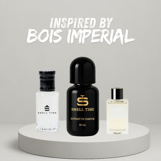 Bois Imperial Inspired Fragrance | Woody Fresh Spicy Scent | Earthy & Aromatic Unisex Perfume | Smell Time USA