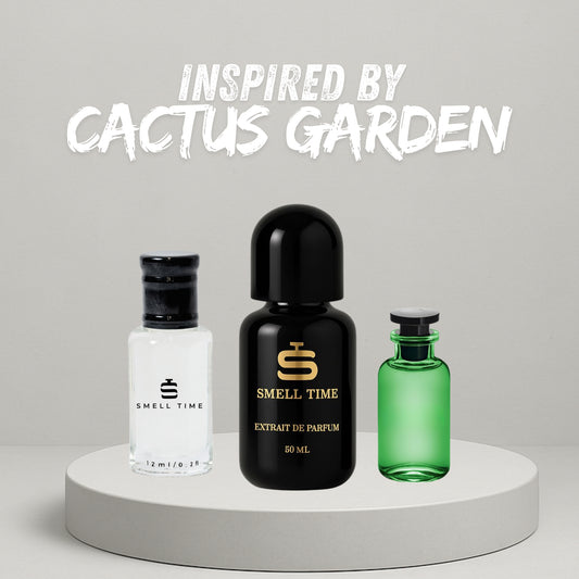 Cactus Garden Inspired Fragrance | Citrus, Fresh Spicy, and Herbal | Long-Lasting and Handmade | Smell Time USA