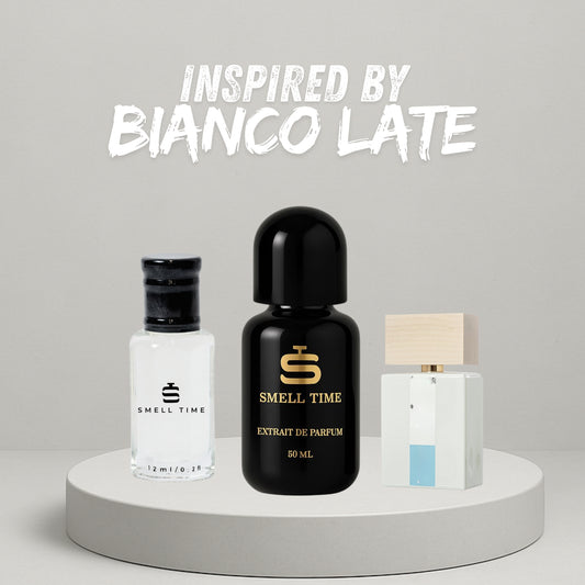 Bianco Latte Inspired Fragrance | Sweet Vanilla Caramel Scent | Cozy & Creamy Perfume | Smell Time USA