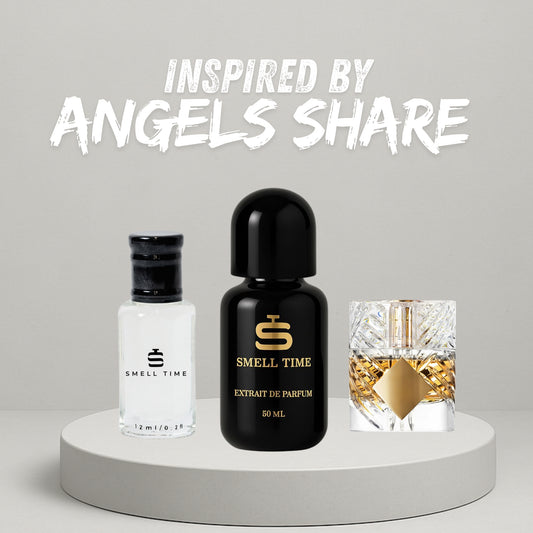 Angels' Share Inspired Fragrance | Cognac, Vanilla, and Cinnamon | Long-Lasting and Handmade | Smell Time USA