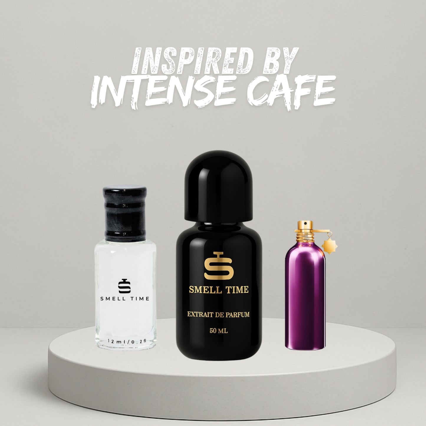 Intense Cafe Inspired Fragrance | Rose, Vanilla & Coffee Blend | Smell Time USA