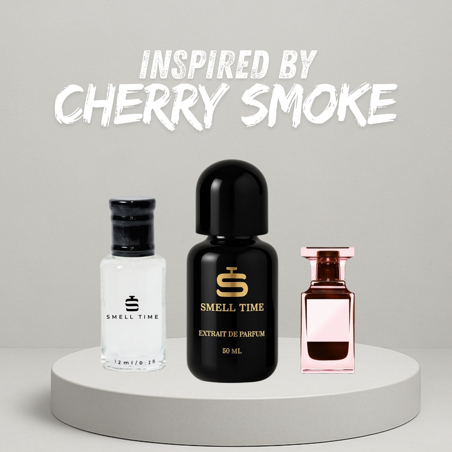 Cherry Smoke Inspired Fragrance | Smoky, Cherry, and Woody | Long-Lasting and Handmade | Smell Time USA