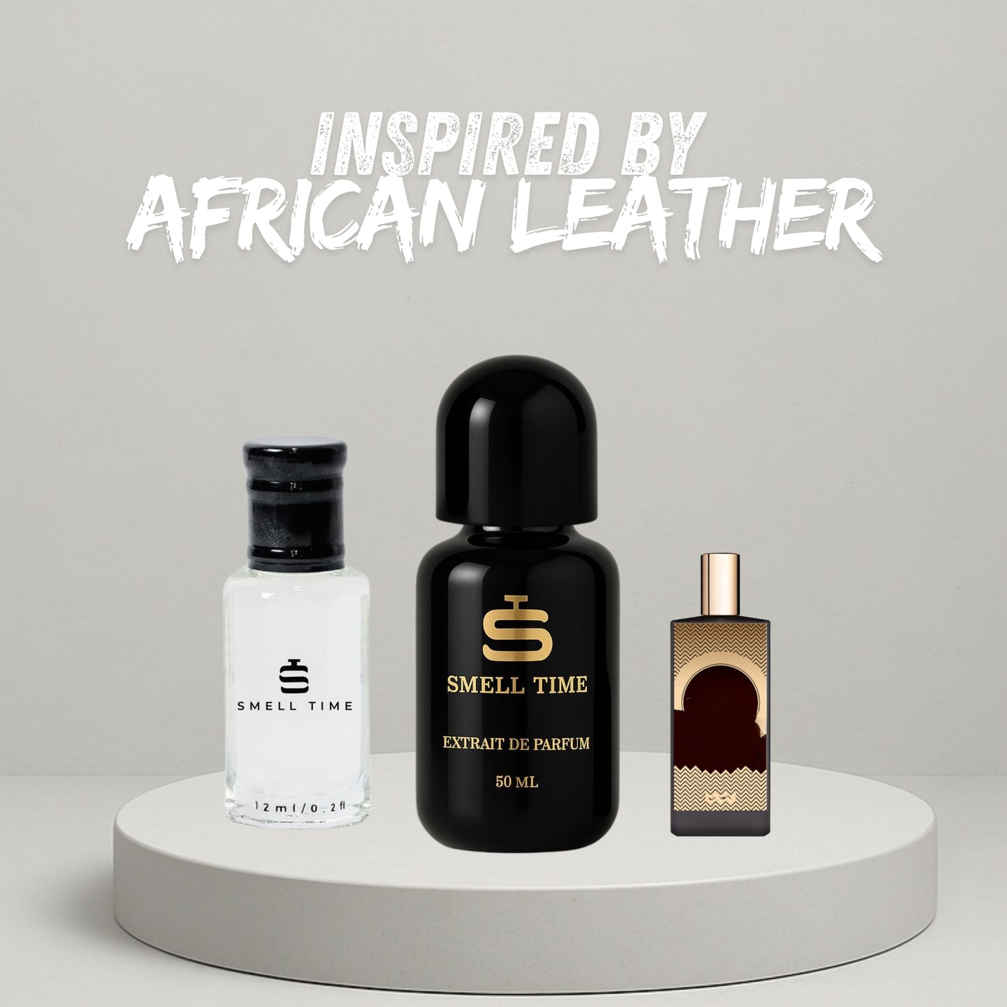 African Leather Inspired Fragrance | Warm Spicy, Leather, Woody | Long-Lasting & Unique | Smell Time USA