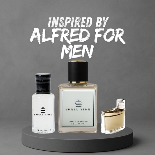 Alfred for Men Inspired Perfume | Fresh Aromatic Woody Scent | Long-Lasting Masculine Fragrance | Smell Time USA