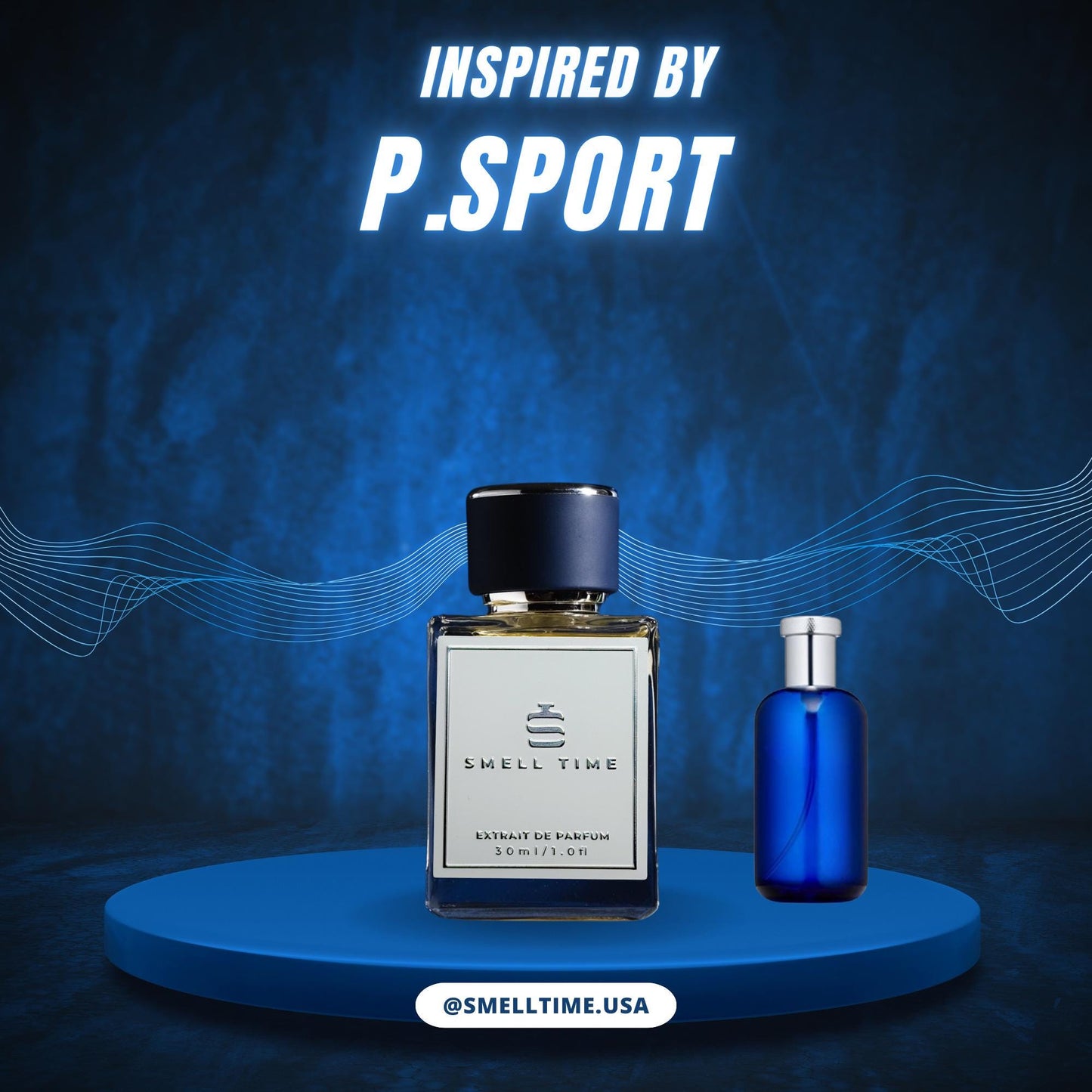 P.Sport Inspired Fragrance | Fresh, Aromatic  Sporty | Long-Lasting & Handmade | Smell Time USA