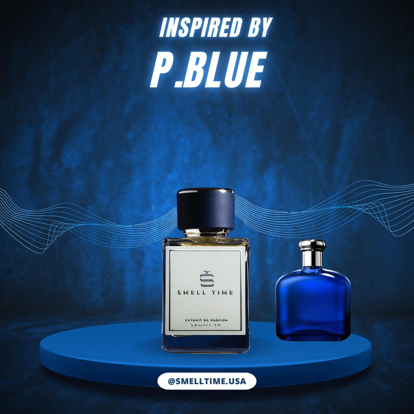 P. Blue Inspired Perfume | Fresh Aquatic Musky Scent | Long Lasting Handmade Fragrance | Extrait de Parfum and Perfume Oil