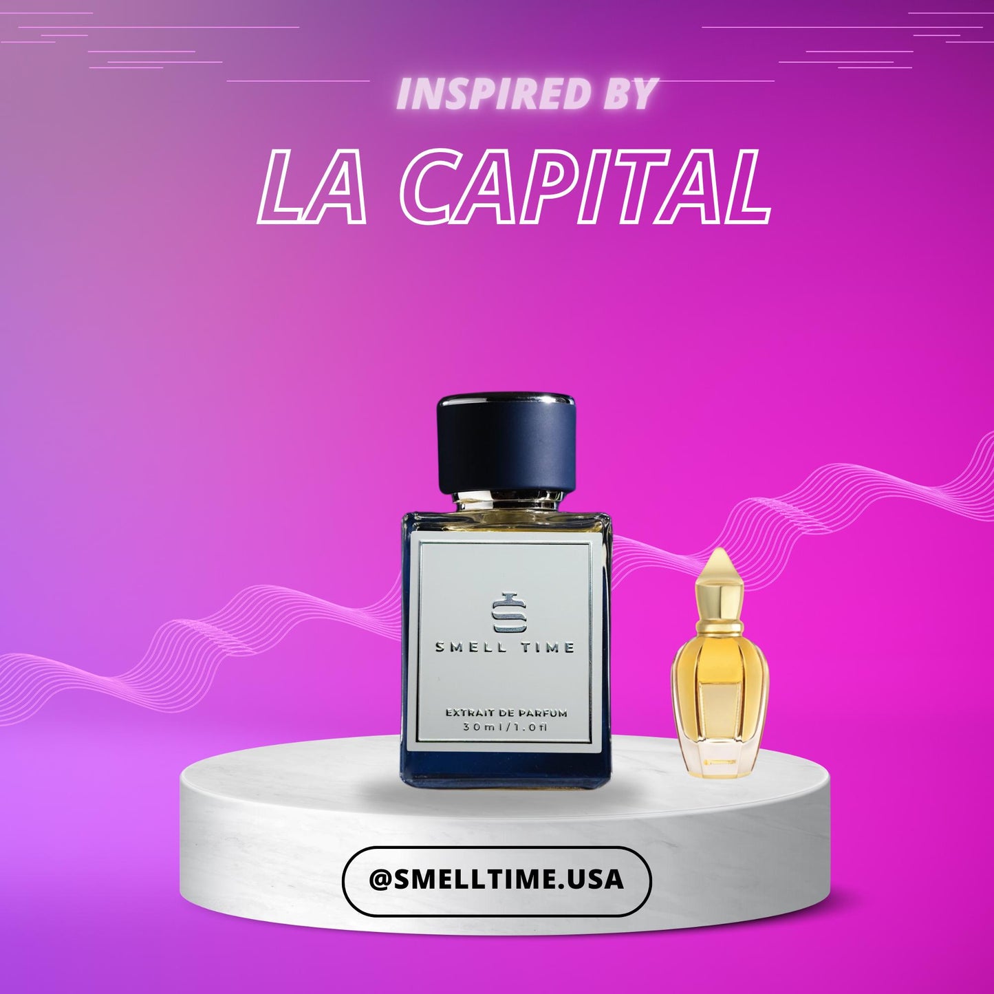 La Capitale Inspired Fragrance | Fruity, Sweet  Amber | Long-Lasting & Handmade | Smell Time USA