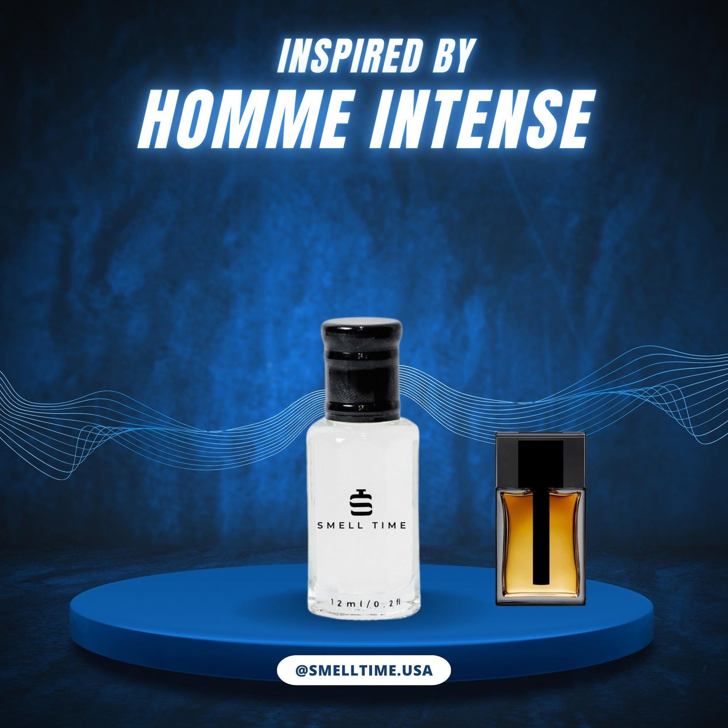 Homme Intense Inspired Fragrance | Woody, Iris & Musky Blend | Smell Time USA