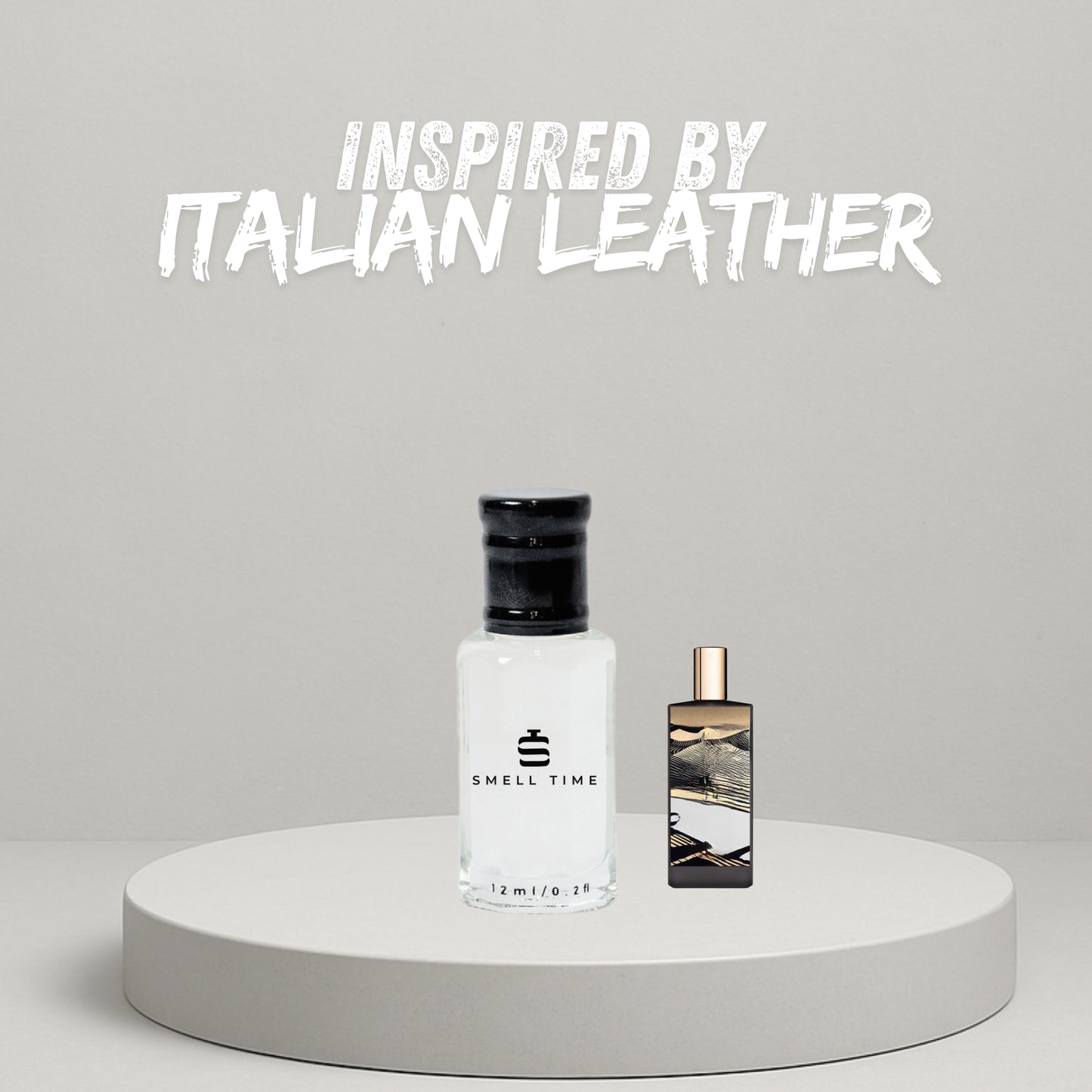 Italian Leather Inspired Fragrance | Aromatic & Amber Blend | Smell Time USA